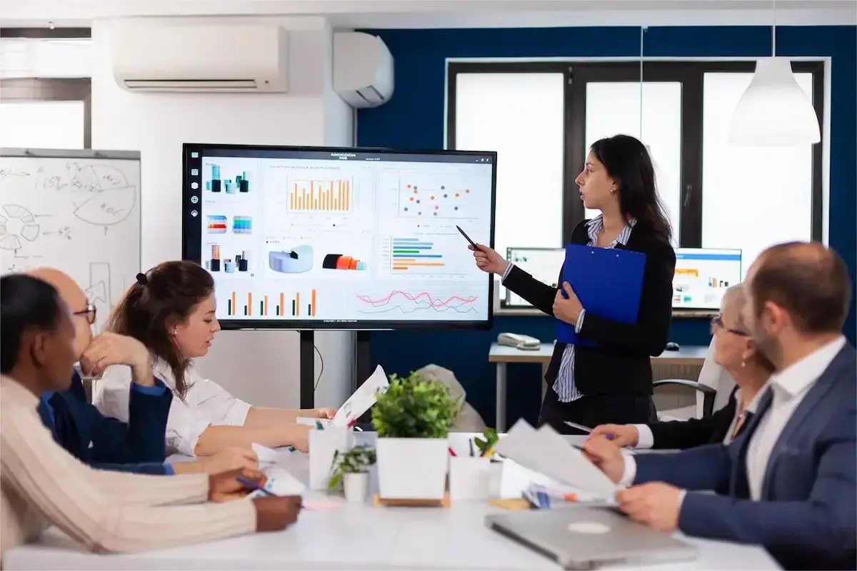 IOXPERT team collaborating on a software project